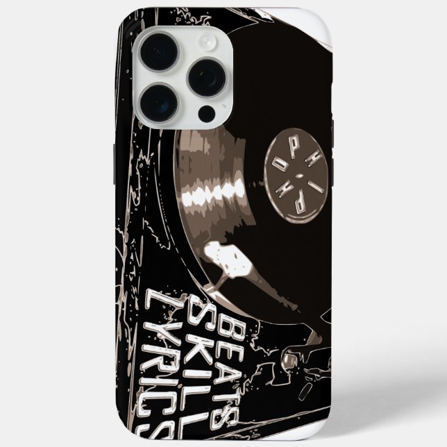 HIP HOP MUSIC BEATS SKILL TEXTE Case-Mate iPhone HÜLLE (Rückseite)