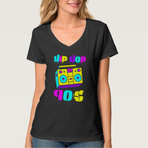 Hip Hop Music Retro Boombox Vintag farbenfroh T-Shirt