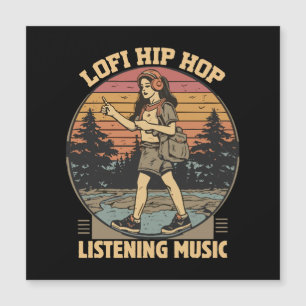 Hip Hop Musik Magnetkarte