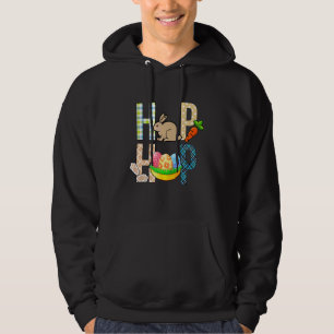 Hip Hop Niedlicher Bunny für Osterkinder 1 Hoodie