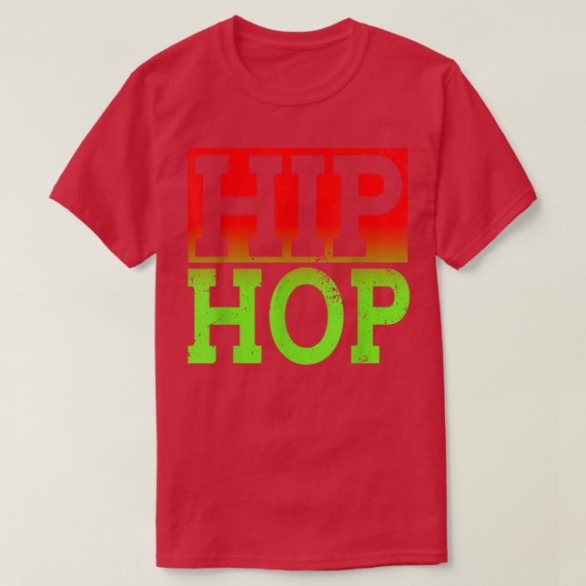 Hip Hop Old School Rap Trap Music 1106 T-Shirt (Design vorne)