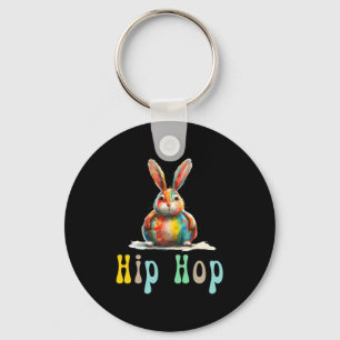 Hip Hop Ostern Lustiges Osterhase T-Shirt Schlüsselanhänger