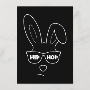 Hip Hop Ostersonne mit Sonnenbrille Ostern Einladung