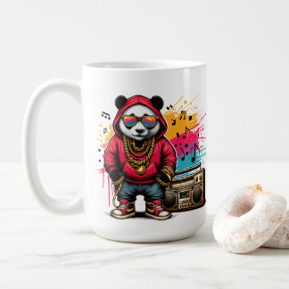 Hip Hop Panda Groove: Hip Hop Kaffeetasse