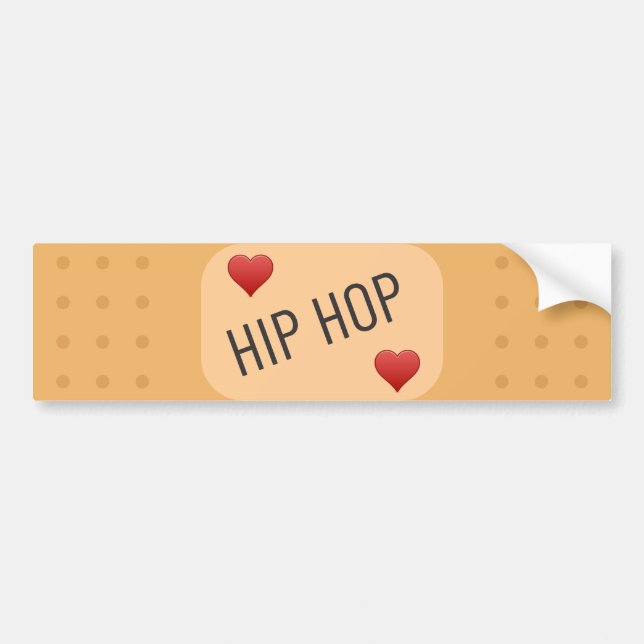 Hip Hop Patch / bandaid, Hip Hop heilt Wunden Autoaufkleber (Vorne)