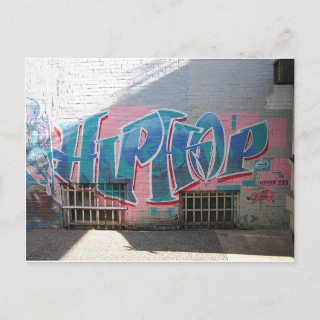 Hip Hop Postkarte (Vorderseite)