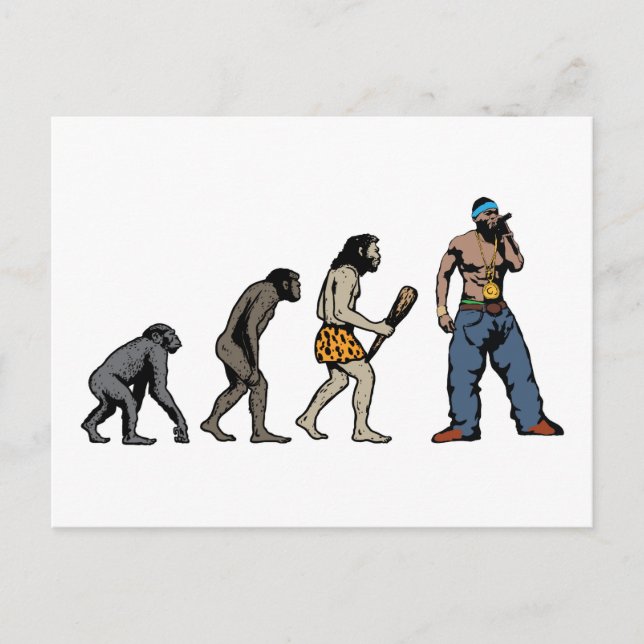 Hip Hop Postkarte (Vorderseite)