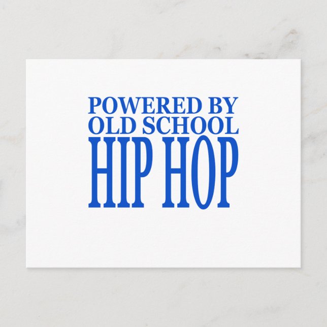 HIP HOP POSTKARTE (Vorderseite)