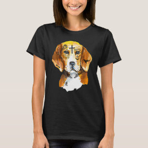 Hip Hop Rap Musik Tattoo I Liebe Mein Beagle Hund  T-Shirt