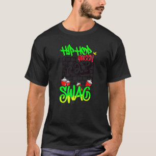 Hip Hop Rap Street Life Dance Melanin Black Men Wo T-Shirt