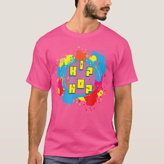 Hip Hop Rapper T-Shirt (Vorderseite)