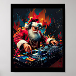 Hip Hop Santa Dj Weihnachten 2 Poster
