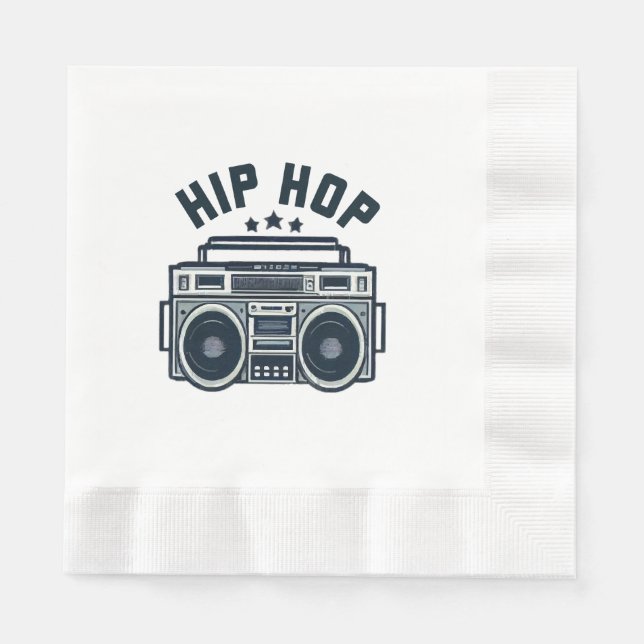 Hip Hop Serviette (Vorderseite)