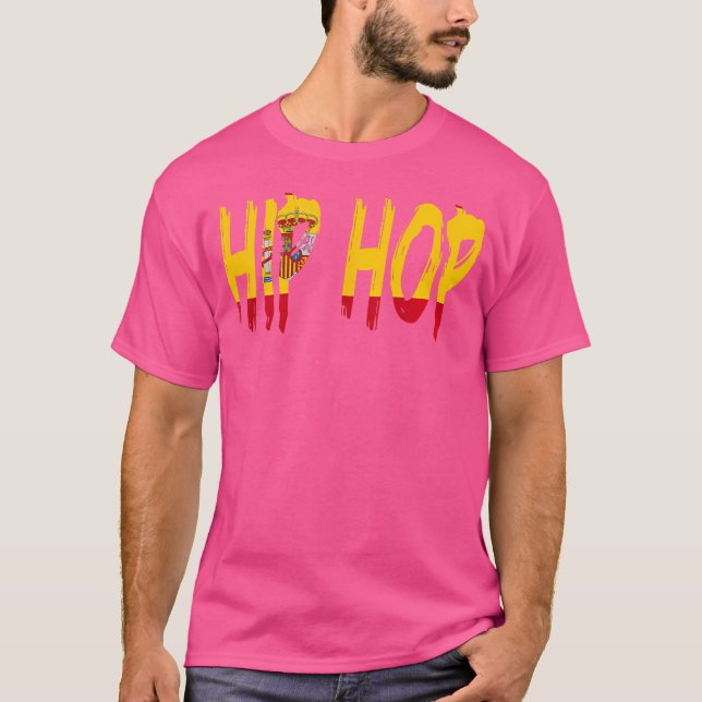 Hip Hop Spanien Spanischer Stil T-Shirt (Vorderseite)