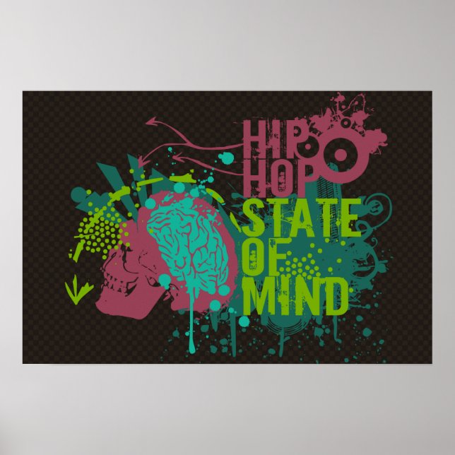 Hip Hop Staat des Geistes Poster (Vorne)