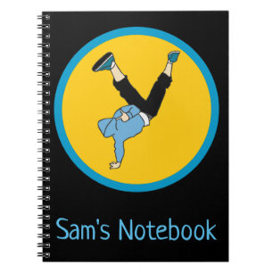 Hip Hop Street Stil moderne Tänzerin Notizblock