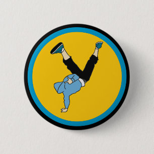 Hip Hop Street Tänzer Button