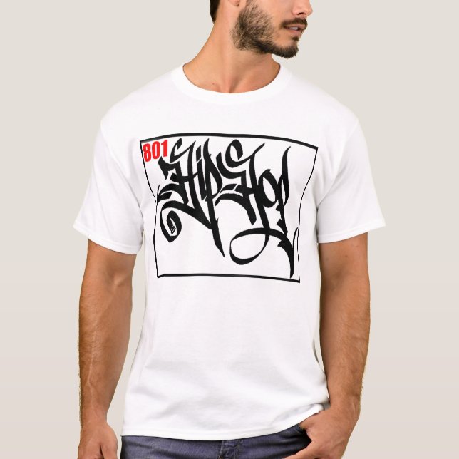 Hip-Hop-T-Shirt der Tollpatsch-Unterhaltungs-801 T-Shirt (Vorderseite)