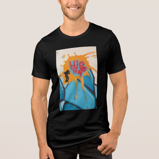 Hip-Hop-T-Shirt 👕 Tri-Blend Shirt (Vorderseite)