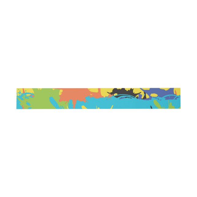 HIP HOP TANCE Bat Bar Mitzvah Envelope Wrap Band (Flach)