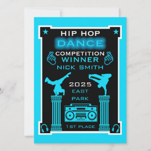 Hip Hop Tance Wettbewerb Karte