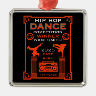 Hip Hop Tance Wettbewerb Ornament Aus Metall