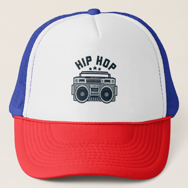 Hip Hop Truckerkappe (Vorderseite)
