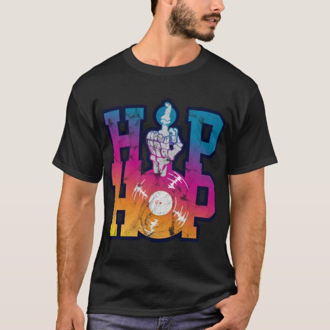 Hip Hop Urban Clothing T-ShirtHip Hop Hiphop Rap V T-Shirt (Vorderseite)