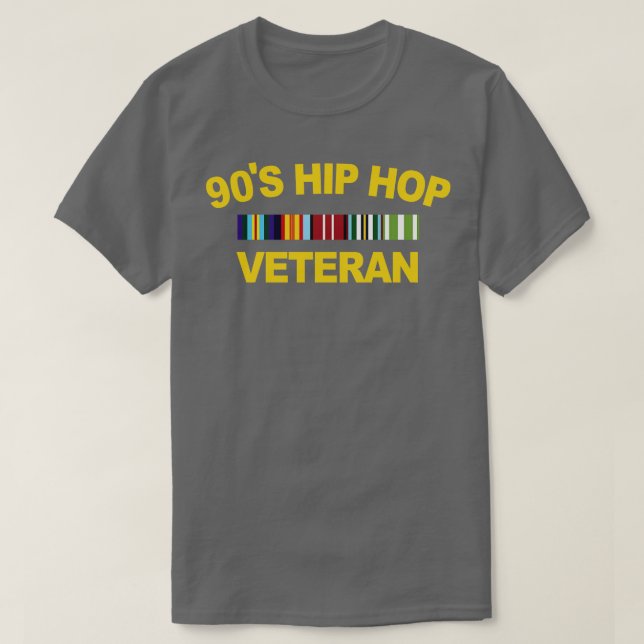 Hip Hop Veteran der 90er T-Shirt (Design vorne)
