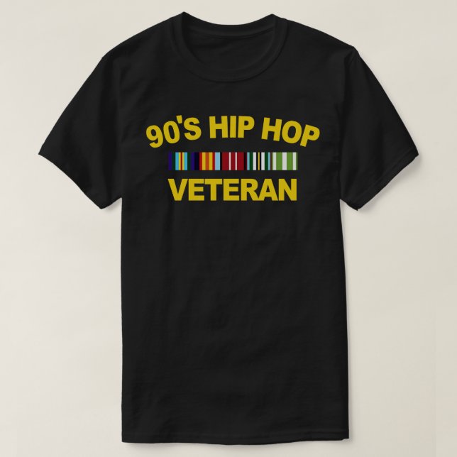 Hip Hop Veteran der 90er T-Shirt (Design vorne)