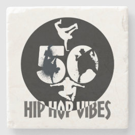 Hip Hop Vibes.w Steinuntersetzer