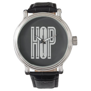 Hip Hop Watch (schwarz) Armbanduhr