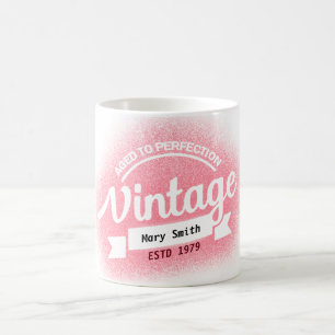 hip individuelles vintage Geburtstagsreife zum per Kaffeetasse