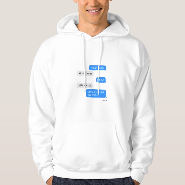 HIPAA-konformes Hoodie (Vorderseite)