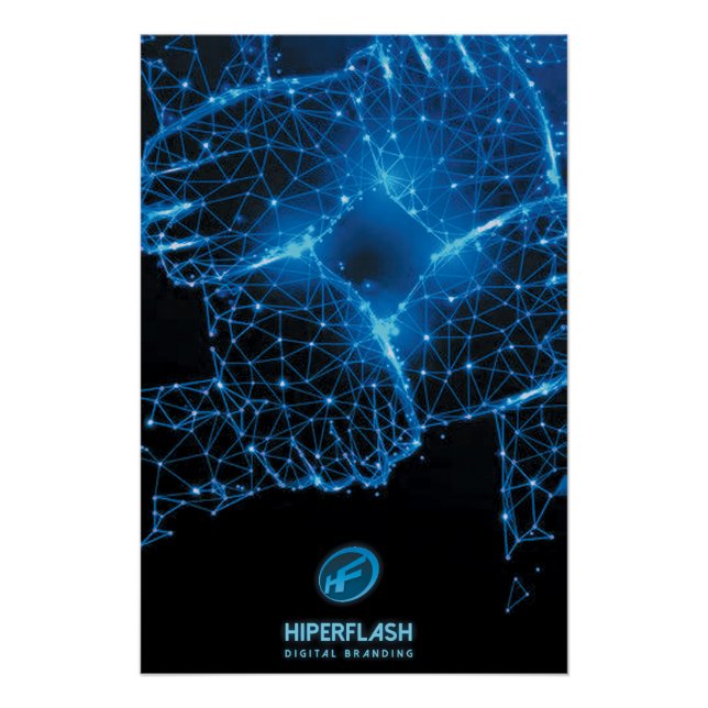 Hiperflash - Digital Branding (Quadro de parede) Poster (Vorderseite)