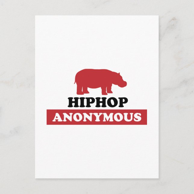 HipHop anonym Postkarte (Vorderseite)