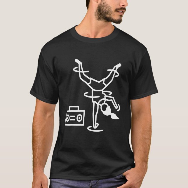 Hiphop Breakdance Street Style T-Shirt (Vorderseite)