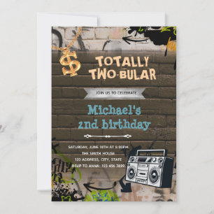 Hiphop-Geburtstagsparty Einladung