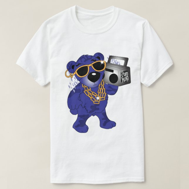 HipHop Teddybär T-Shirt (Design vorne)