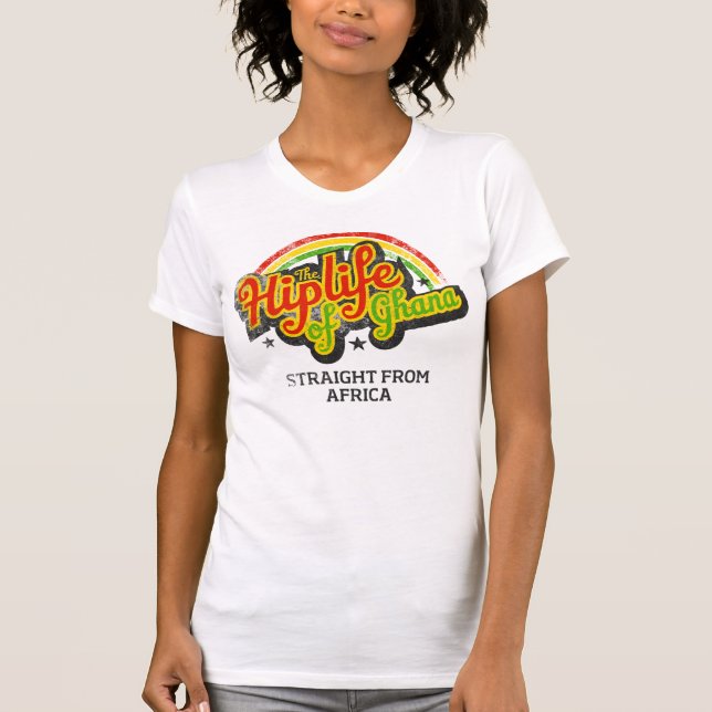 Hiplife von Ghana T-Shirt (Vorderseite)