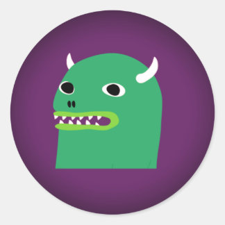 HipMonster-Stick Runder Aufkleber