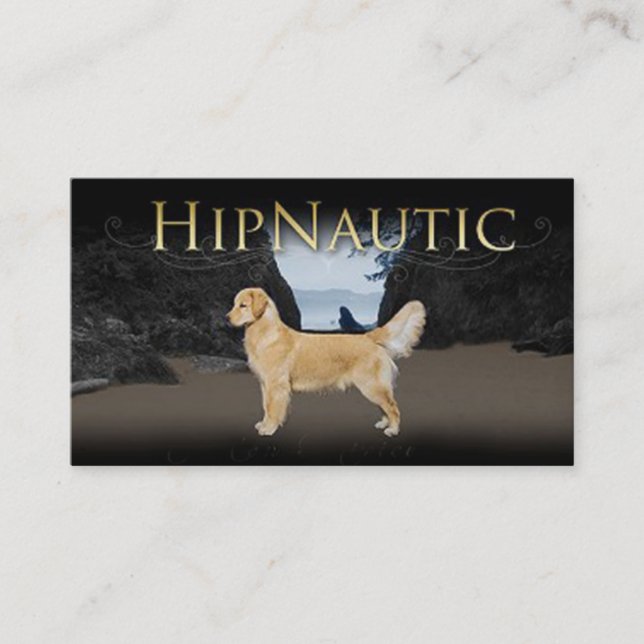Hipnautic Goldens Visitenkarte (Vorderseite)