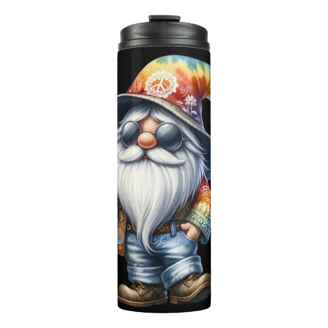 Hippi-Gnom Thermosbecher (Vorderseite)