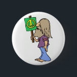 Hippie 4 Peace Button<br><div class="desc">Taste - Hippie 4 Peace</div>