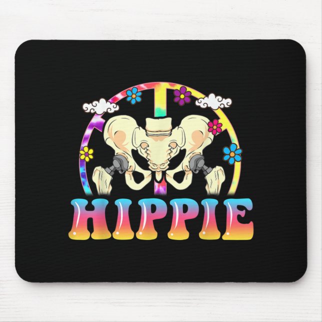 Hippie Angesagte Ersetzung Gemeinsame Operation Fu Mousepad (Vorne)