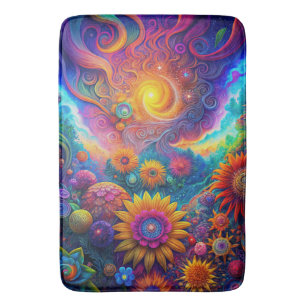 Hippie Art Bath Mat Badematte