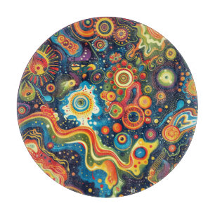Hippie Art Cutting Board Schneidebrett