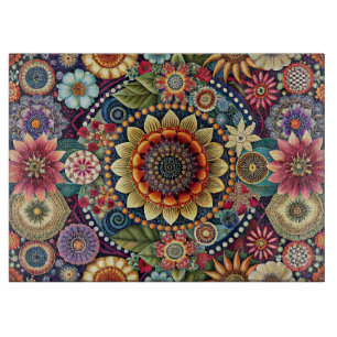 Hippie Art Cutting Board Schneidebrett