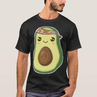 Hippie Avocado Funny Vintag T-Shirt