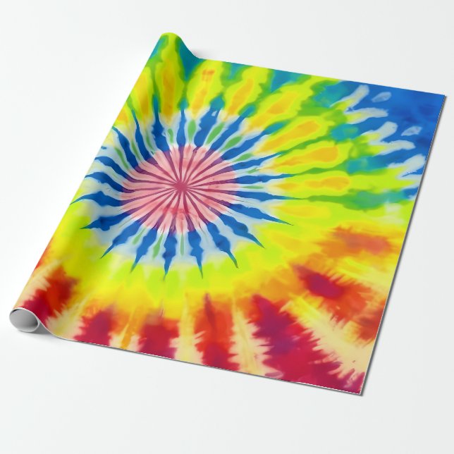 Hippie Batik Geschenkpapier (Ungerollt)